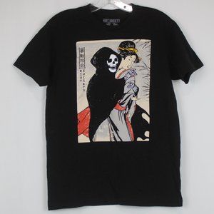 Riot Society Small Black Short Sleeve T-Shirt with Graphic